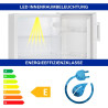 Bomann Réfrigérateur 242L blanc VS7316-1-blanc, Capacité nette : 242 litres, Éclairage intérieur à DEL, Contrôle de la températu