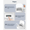 Machine à Glaçons, 12kg en 24h, 9 Glaçons en 6 à 8 Minutes, Blanc Machine a Glacons avec Fonction Autonettoyante, pour la Maison