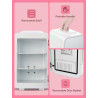 FOHERE Mini Frigo de Chambre 5L/6 Canettes, Frigo Skincare Comestique avec Miroir LED, Fonction Chaud et Froid, Glacière Portabl