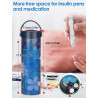 YOUSHARES Pochette Isotherme Insuline, 48H Trousse Isotherme Insuline Voyage pour Diabétique, Boite Isotherme Stylo Insuline Méd