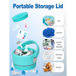 YOUSHARES Pochette Isotherme Insuline, 48H Trousse Isotherme Insuline Voyage pour Diabétique, Boite Isotherme Stylo Insuline Méd