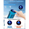 YOUSHARES Pochette Isotherme Insuline, 48H Bouteille Isotherme Stylo Insuline Voyage Affichage Température, Boîte Réfrigérée Tra