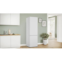 Bosch KGN392WCF Série 4 - Réfrigérateur combiné, pose-libre, Perfect Fit