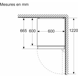 Bosch KGN392WCF Série 4 - Réfrigérateur combiné, pose-libre, Perfect Fit