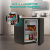 SMETA Petit Frigo 46L, Mini Réfrigérateur, Mini Frigo de Chambre, avec Thermostat Réglable et Porte Réversible, pour Chambre, Bu