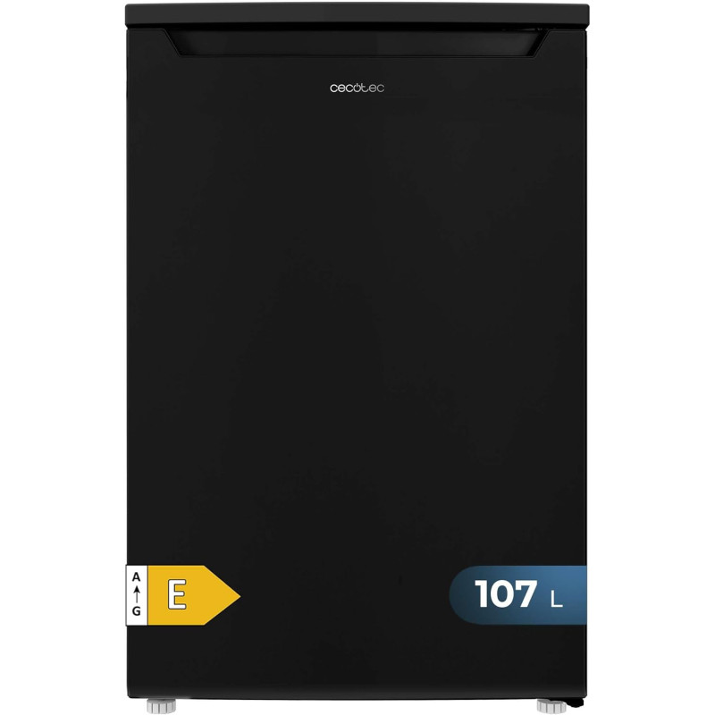 Cecotec mini réfrigérateur 107 l bolero coolmarket tt 107 noir. mini bar, classe énergétique e, température réglable, tiroir à l