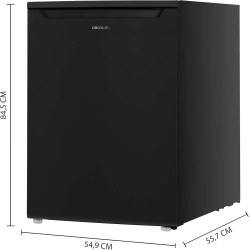 Cecotec mini réfrigérateur 107 l bolero coolmarket tt 107 noir. mini bar, classe énergétique e, température réglable, tiroir à l