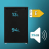 Cecotec mini réfrigérateur 107 l bolero coolmarket tt 107 noir. mini bar, classe énergétique e, température réglable, tiroir à l