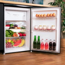 Cecotec mini réfrigérateur 107 l bolero coolmarket tt 107 noir. mini bar, classe énergétique e, température réglable, tiroir à l