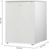 Cecotec mini réfrigérateur 107 l bolero coolmarket tt 107 blanc, classe énergétique e, économie d'énergie, porte réversible, tir