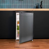 Cecotec Mini Réfrigérateur 107 L Bolero CoolMarket TT 107 Inox, Classe Énergétique E, Économie d'Énergie, Porte Réversible, Faib