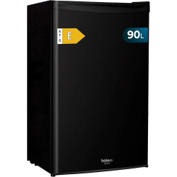 Cecotec mini frigo bolero coolmarket tt 90 noir e. mini réfrigérateur compact 90 l, porte réversible, 5 niveaux de température, 
