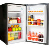 Cecotec mini frigo bolero coolmarket tt 90 noir e. mini réfrigérateur compact 90 l, porte réversible, 5 niveaux de température, 