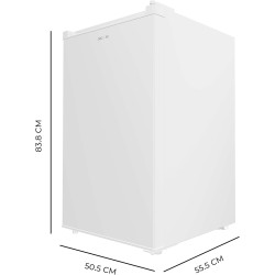 Cecotec réfrigérateur compact bolero coolmarket tt 114 l blanc.réfrigérateur capacité de 114l, design compact, classe e, fonctio