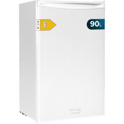 Cecotec mini réfrigérateur bolero coolmarket tt 90 blanc e. capacité de 90 l, classe e, porte réversible, température réglable, 