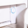 Cecotec mini réfrigérateur bolero coolmarket tt 90 blanc e. capacité de 90 l, classe e, porte réversible, température réglable, 