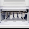 Machine à Glaçons KW12, Prêt en 6min, Fonction Autonettoyante, 12kg en 24h, Electrique, Bac Amovible, Silencieuse 1,5L, Pelle à 