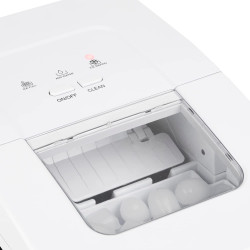 Machine à Glaçons KW12, Prêt en 6min, Fonction Autonettoyante, 12kg en 24h, Electrique, Bac Amovible, Silencieuse 1,5L, Pelle à 