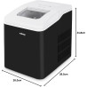 Machine à Glaçons KW12, Prêt en 6min, Fonction Autonettoyante, 12kg en 24h, Electrique, Bac Amovible, Silencieuse 1,5L, Pelle à 