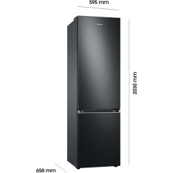 Samsung réfrigérateur-congélateur - réfrigérateur congélateur - 203 cm - volume total : 390 l - congélateur : 114 l - mode ai en