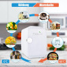 Mini Frigo portable 4 l avec fonction de refroidissement et de maintien au chaud, AC 220 V dans la maison/la prise DC 12 V dans 