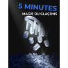 FOHERE Machine à glaçons, glaçons en 5 minutes, 14 kg en 24 heures, mini machine à glaçons autonettoyante, 2 tailles de glaçons 