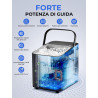 FOHERE Machine à glaçons, glaçons en 5 minutes, 14 kg en 24 heures, mini machine à glaçons autonettoyante, 2 tailles de glaçons 