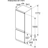 Bosch KIV87NSE0 Série 2 - Réfrigérateur combiné, encastrable, LowFrost