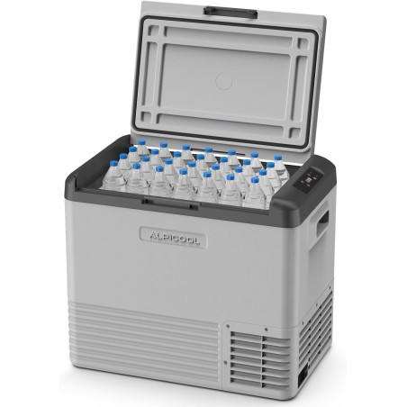 Alpicool CL50 Réfrigérateur de Voiture 45L, Glacière à Compression Neuve 2026, 12V/24V DC 100-240V AC, Réfrigérateur Frigo Voitu