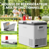 Alpicool CL50 Réfrigérateur de Voiture 45L, Glacière à Compression Neuve 2026, 12V/24V DC 100-240V AC, Réfrigérateur Frigo Voitu