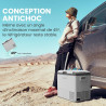 Alpicool CL50 Réfrigérateur de Voiture 45L, Glacière à Compression Neuve 2026, 12V/24V DC 100-240V AC, Réfrigérateur Frigo Voitu