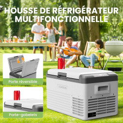 Alpicool 29L Réfrigérateur de Voiture CL30, Portable Glacière à Compression Neuve 2026, 12V/24V Frigo de Voiture pour Camion, Ca