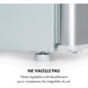 KLARSTEIN Delaware Réfrigérateur, Capacité 76 Litres, 2 Clayettes en Verre Flexibles, Compartiment Congélateur 4 Litres, Range-B