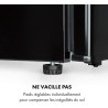 Klarstein Delaware Réfrigérateur, Capacité 76 Litres, 2 Clayettes en Verre Flexibles, Compartiment Congélateur 4 Litres, Range-B