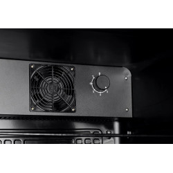 METRO Professional Réfrigérateur à Boissons GSC4280B, Vitrine Réfrigérée, 280 L, Réfrigération Ventilée, 210 W, Avec Serrure, No