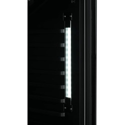 METRO Professional Réfrigérateur à Boissons GSC4280B, Vitrine Réfrigérée, 280 L, Réfrigération Ventilée, 210 W, Avec Serrure, No