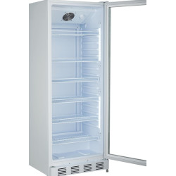 METRO Professional Réfrigérateur à boissons GSC4280, Vitrine Réfrigérée, 280 L, Réfrigération Ventilée, 210 W, Avec Serrure, Bla