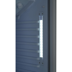 METRO Professional Réfrigérateur à boissons GSC4280, Vitrine Réfrigérée, 280 L, Réfrigération Ventilée, 210 W, Avec Serrure, Bla