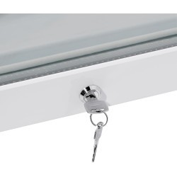 METRO Professional Réfrigérateur à boissons GSC4280, Vitrine Réfrigérée, 280 L, Réfrigération Ventilée, 210 W, Avec Serrure, Bla