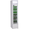 METRO Professional Vitrine à boissons Slim GSC2133B, 133 L, Réfrigération Statique, 200 W, avec Serrure, Blanc