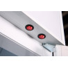 METRO Professional Vitrine à boissons Slim GSC2133B, 133 L, Réfrigération Statique, 200 W, avec Serrure, Blanc