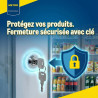 METRO Professional Réfrigérateur à Boissons GSC4240, 237 L, 54 x 54.5 x 139.5 cm, Métal/Plastique/Verre, Refroidissement Statiqu