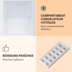 Klarstein Mini Congelateur Armoire, Petit Congélateur pour la Chambre et la Maison, Mini congélateur 33L, Congelateur Petite Tai