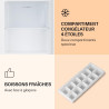 Klarstein Mini Congelateur Armoire, Petit Congélateur pour la Chambre et la Maison, Mini congélateur 33L, Congelateur Petite Tai