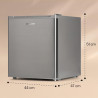 Klarstein Mini Congelateur Armoire, Petit Congélateur pour la Chambre et la Maison, Mini congélateur 33L, Congelateur Petite Tai