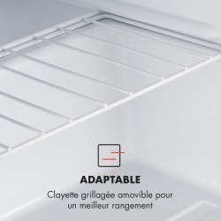 Klarstein Garfield Eco Mini Congélateur, 34 L de Volume Utile, Congélateur 4 Étoiles, 2 Niveaux, 41 dB, env. 44 x 52 x 47 cm (Lx