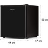 Klarstein Garfield Eco Mini Congélateur, 34 L de Volume Utile, Congélateur 4 Étoiles, 2 Niveaux, 41 dB, env. 44 x 52 x 47 cm (Lx