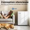 YASHE Congélateur coffre 100L, pose libre, Blanc | 2 paniers amovibles, 6 niveaux de température, faible consommation d'énergie 