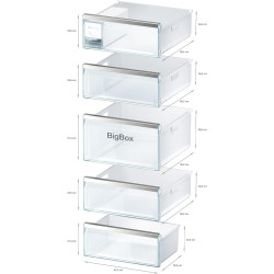 Bosch GSN54AWCV Série 6 XXL Congélateur 176 x 70 cm extra large 327 L NoFrost Ne dégivèle plus jamais Éclairage LED Éclairage un