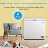 Comfee RCC201WH6(E) Congélateur / 82 kWh/an / 85 cm de haut / 200 L/compresseur inverseur / 41 dB/faible volume/convient pour di